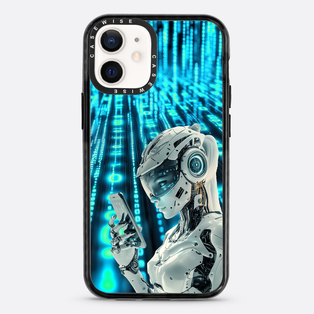 Digital Female Robot Phone - Etui