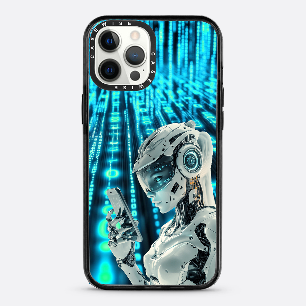 Digital Female Robot Phone - Etui