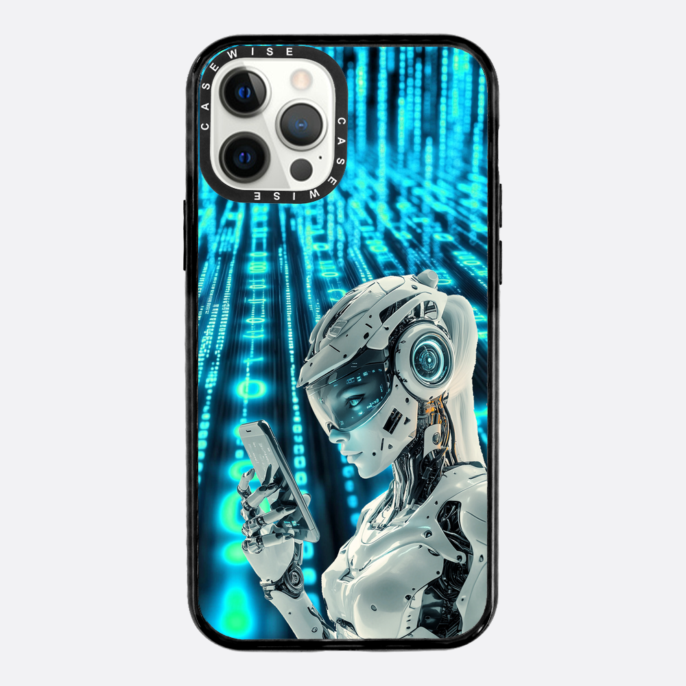 Digital Female Robot Phone - Etui