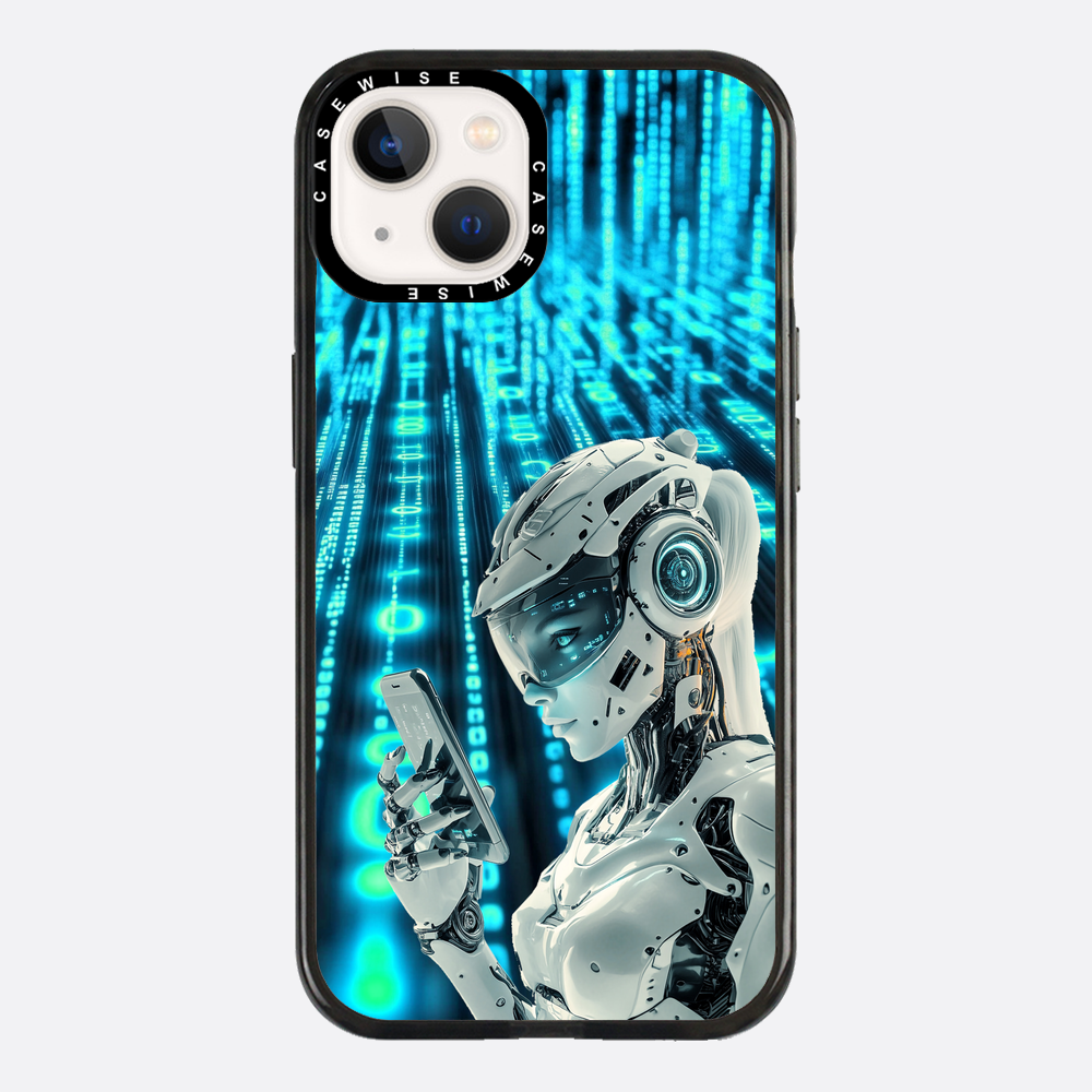 Digital Female Robot Phone - Etui