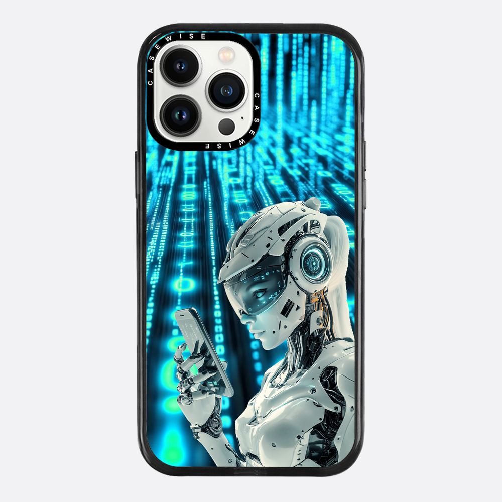 Digital Female Robot Phone - Etui