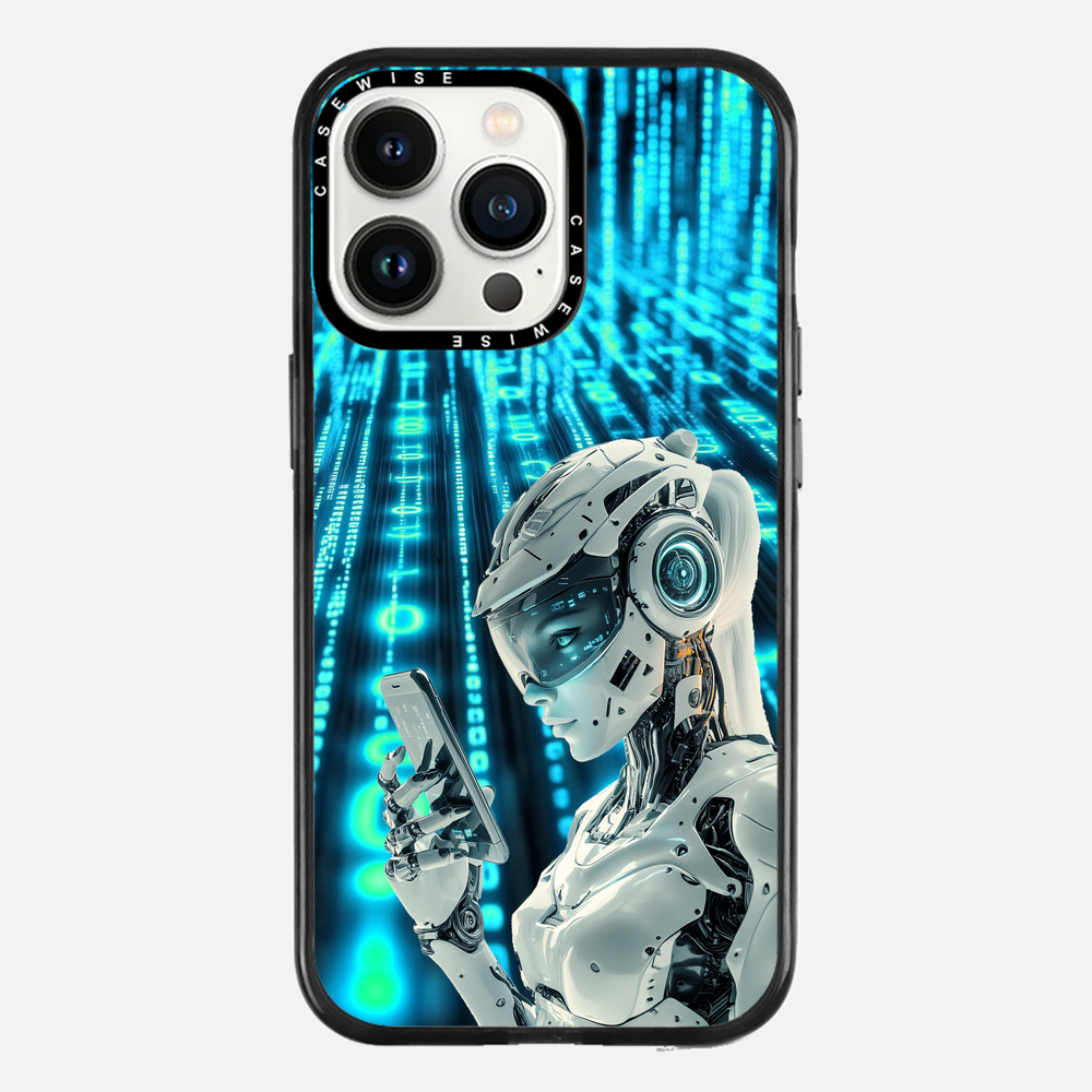 Digital Female Robot Phone - Etui