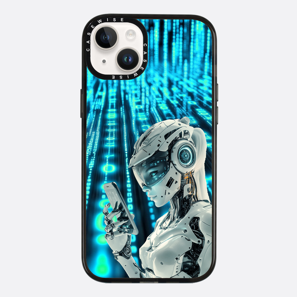 Digital Female Robot Phone - Etui