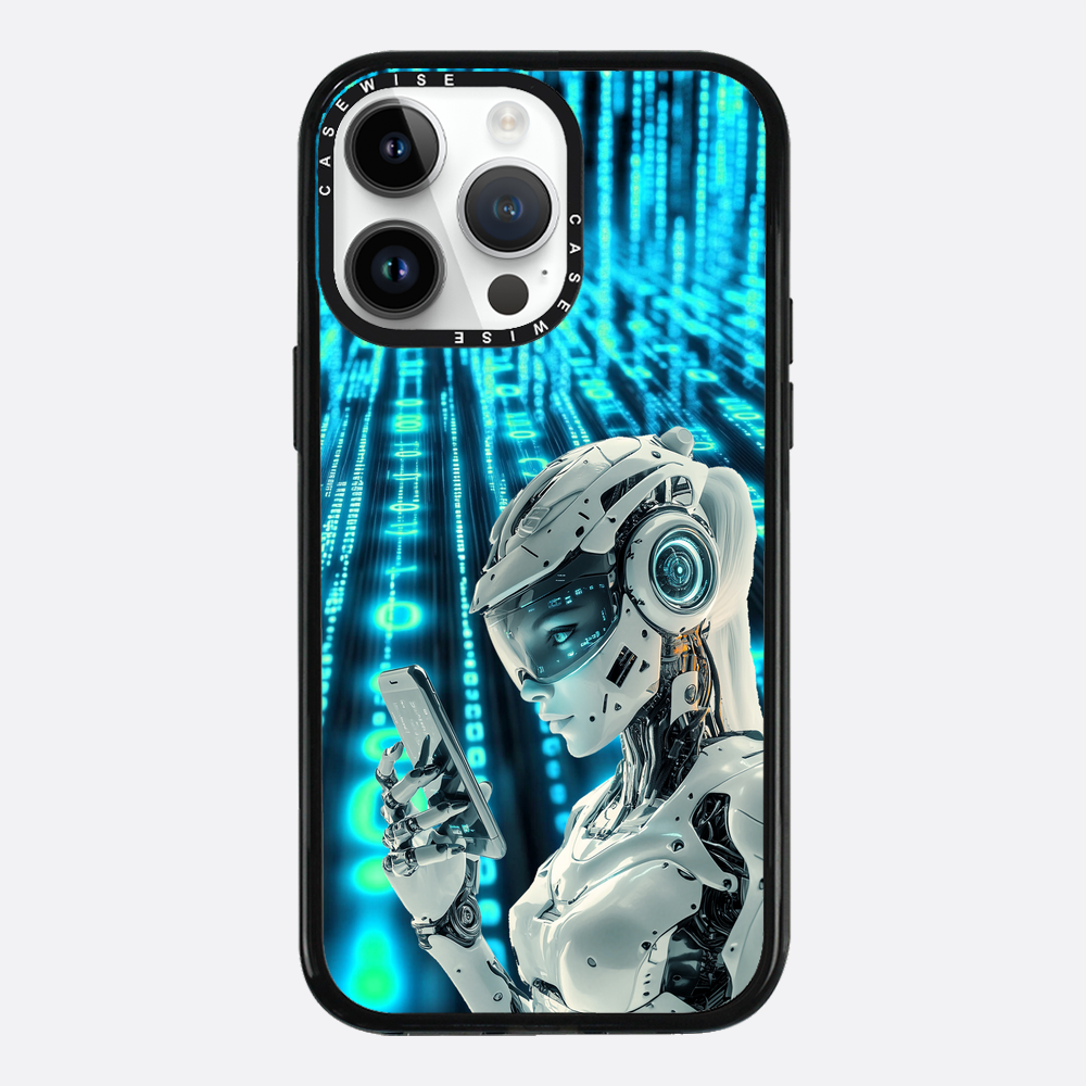 Digital Female Robot Phone - Etui