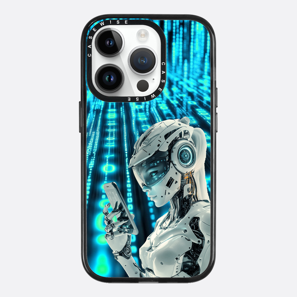 Digital Female Robot Phone - Etui