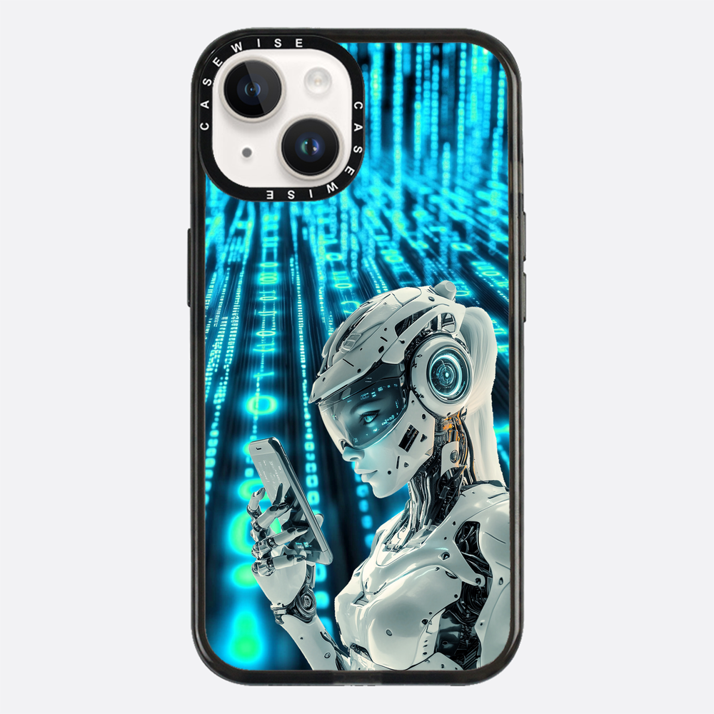 Digital Female Robot Phone - Etui