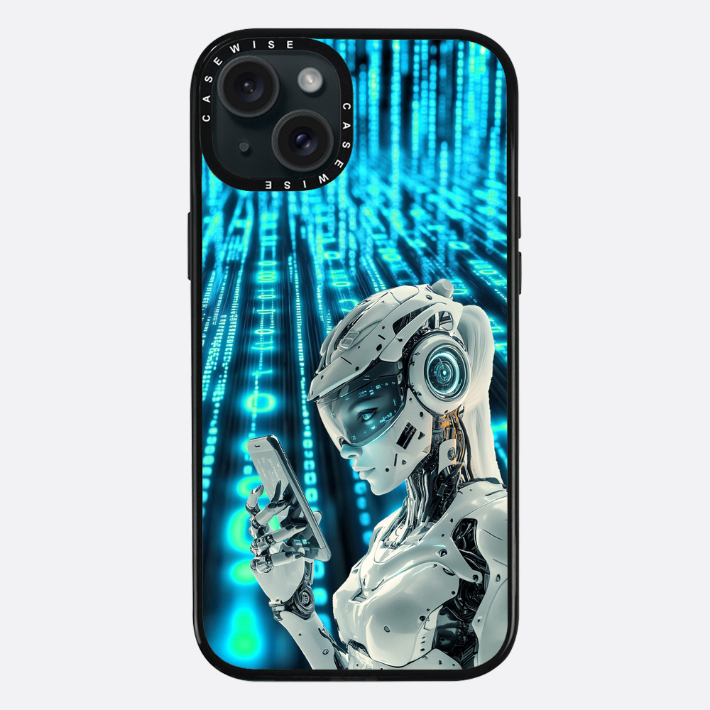 Digital Female Robot Phone - Etui