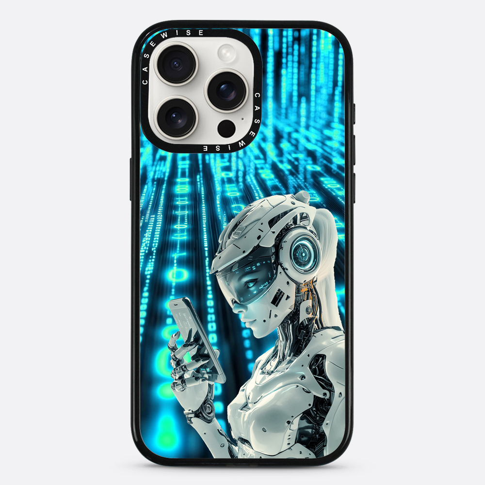 Digital Female Robot Phone - Etui