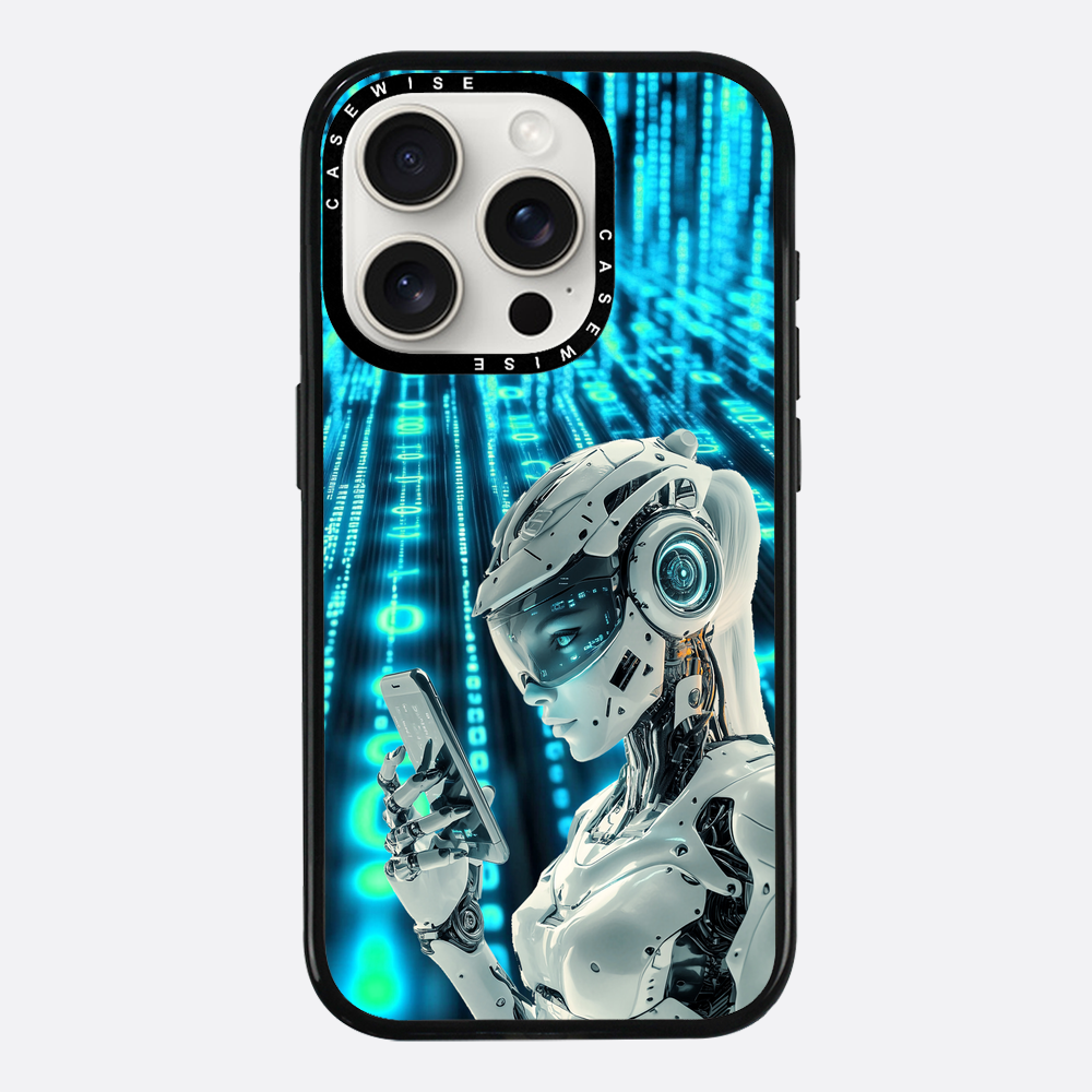 Digital Female Robot Phone - Etui