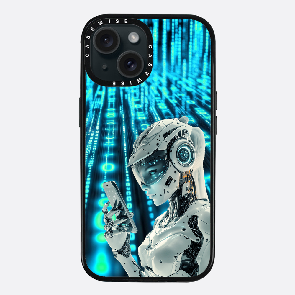 Digital Female Robot Phone - Etui