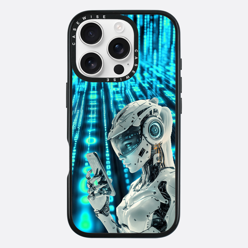 Digital Female Robot Phone - Etui