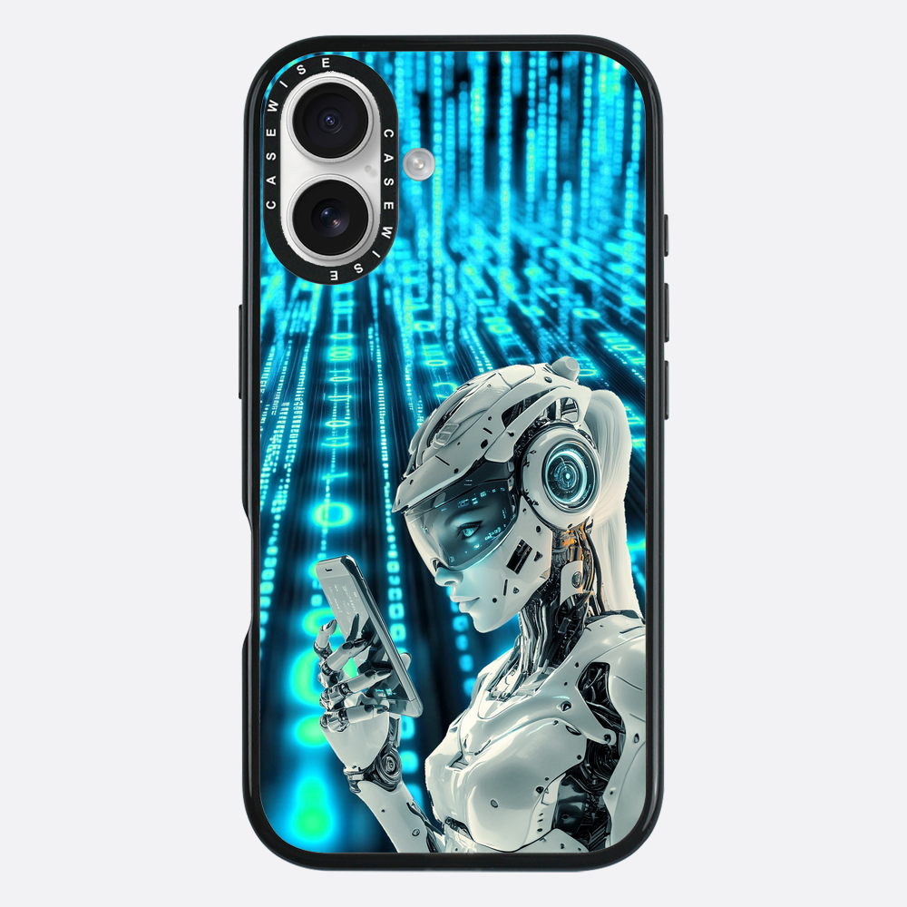 Digital Female Robot Phone - Etui