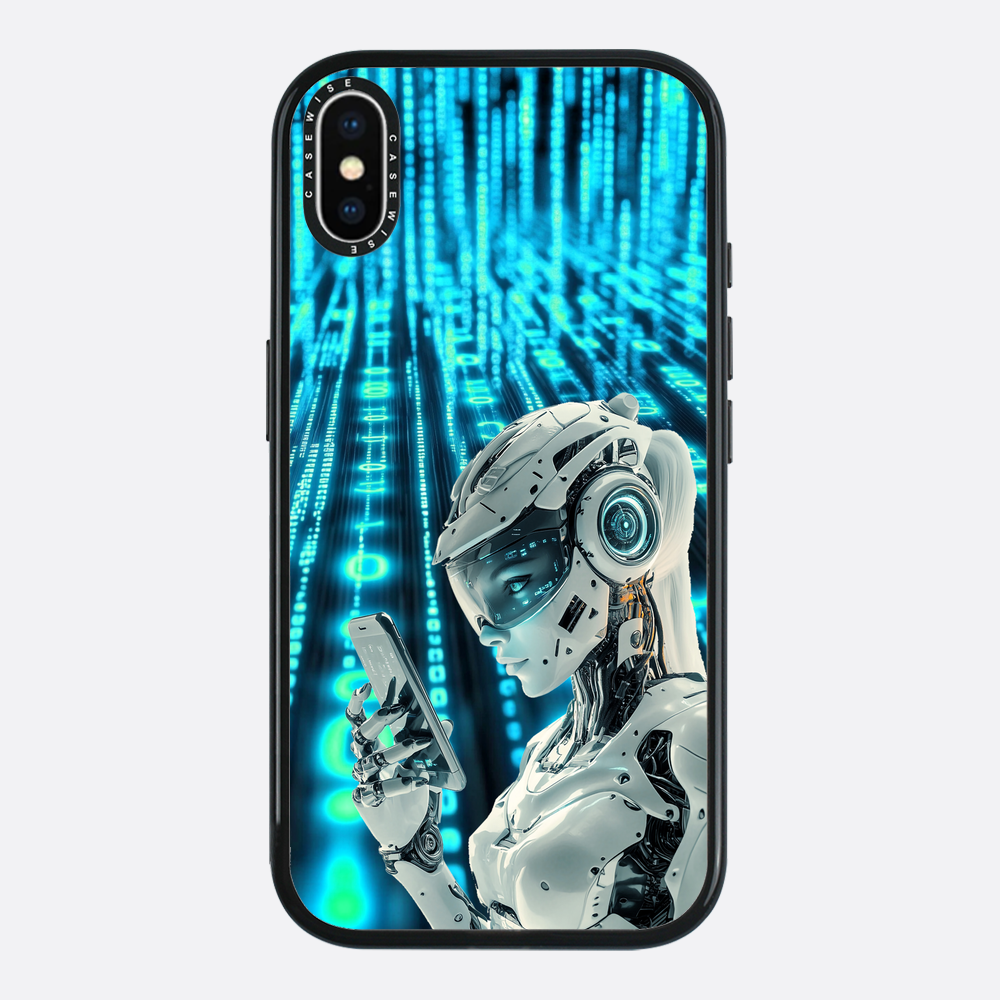 Digital Female Robot Phone - Etui