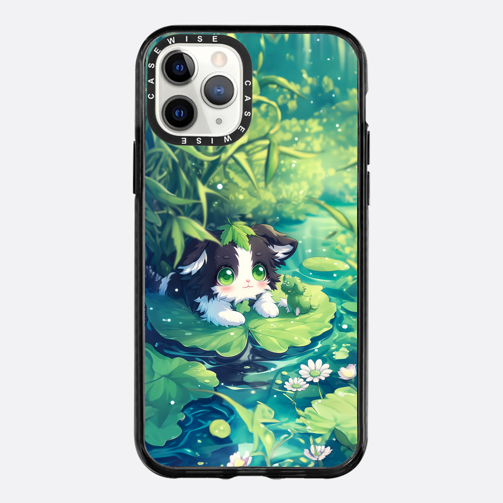 Cannabis Cat at the pond - Etui