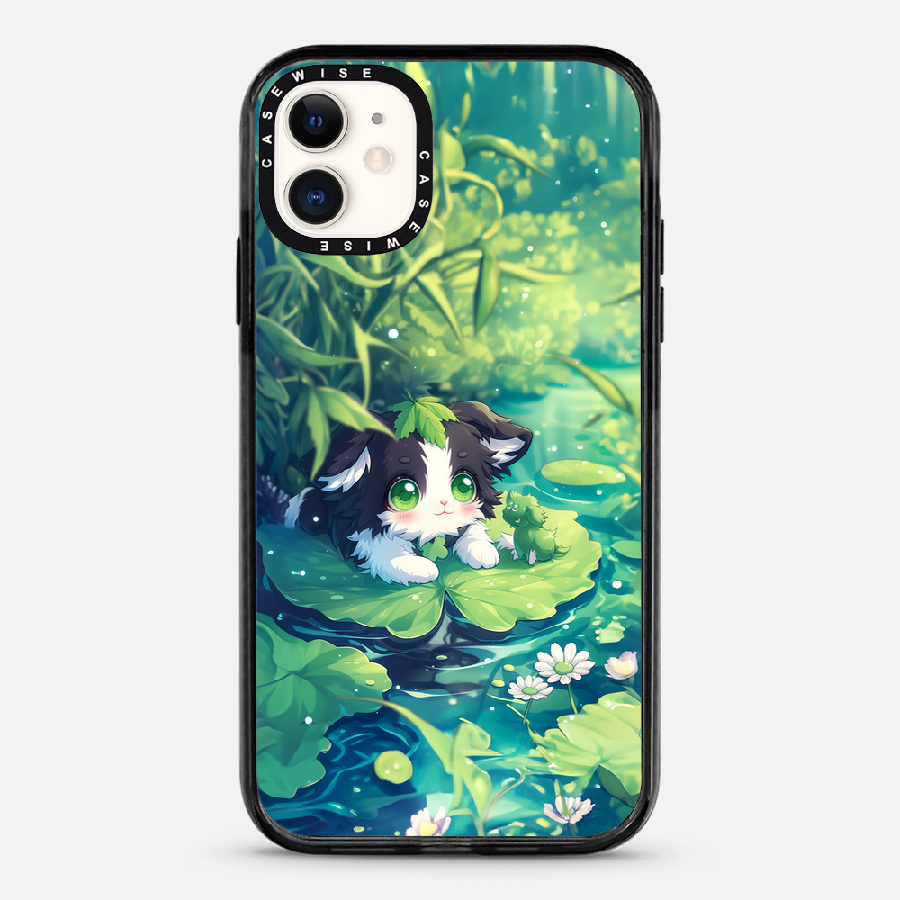 Cannabis Cat at the pond - Etui