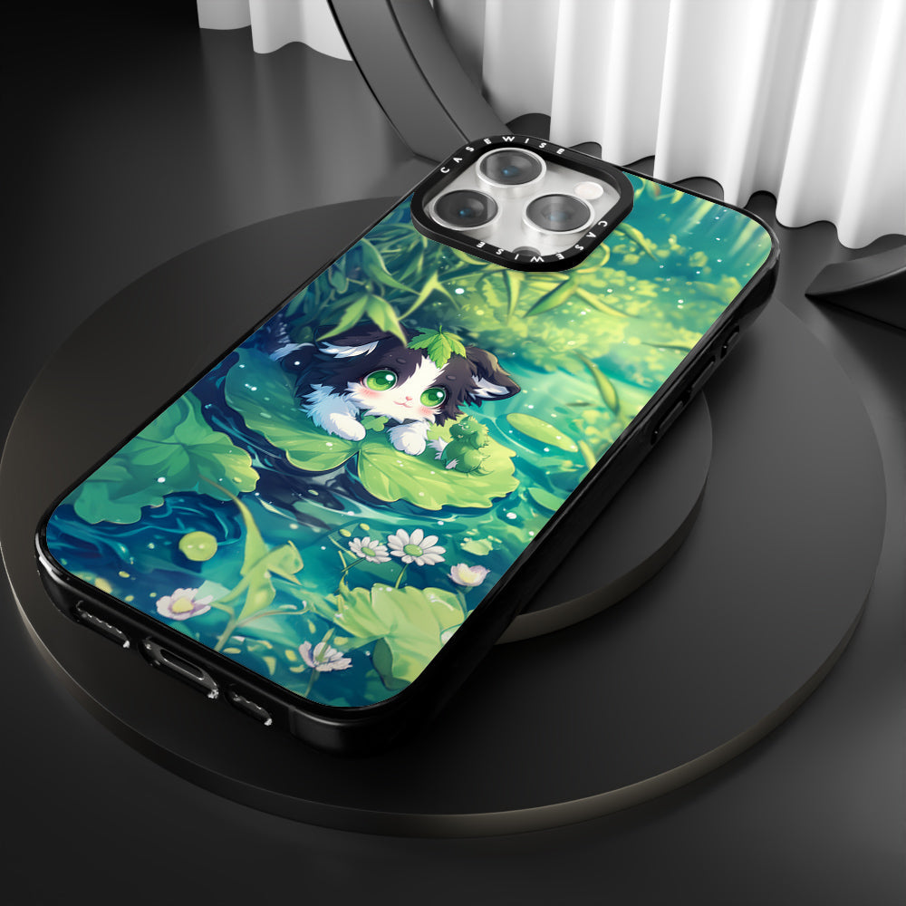Cannabis Cat at the pond - Etui