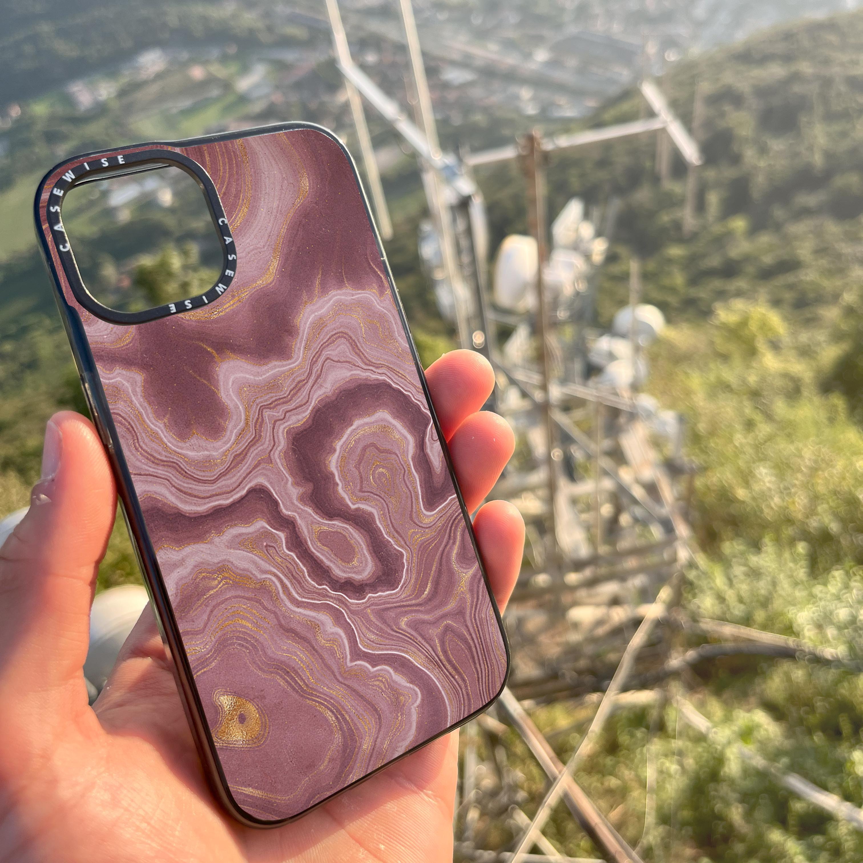 Pink Agate Texture 04 - Etui