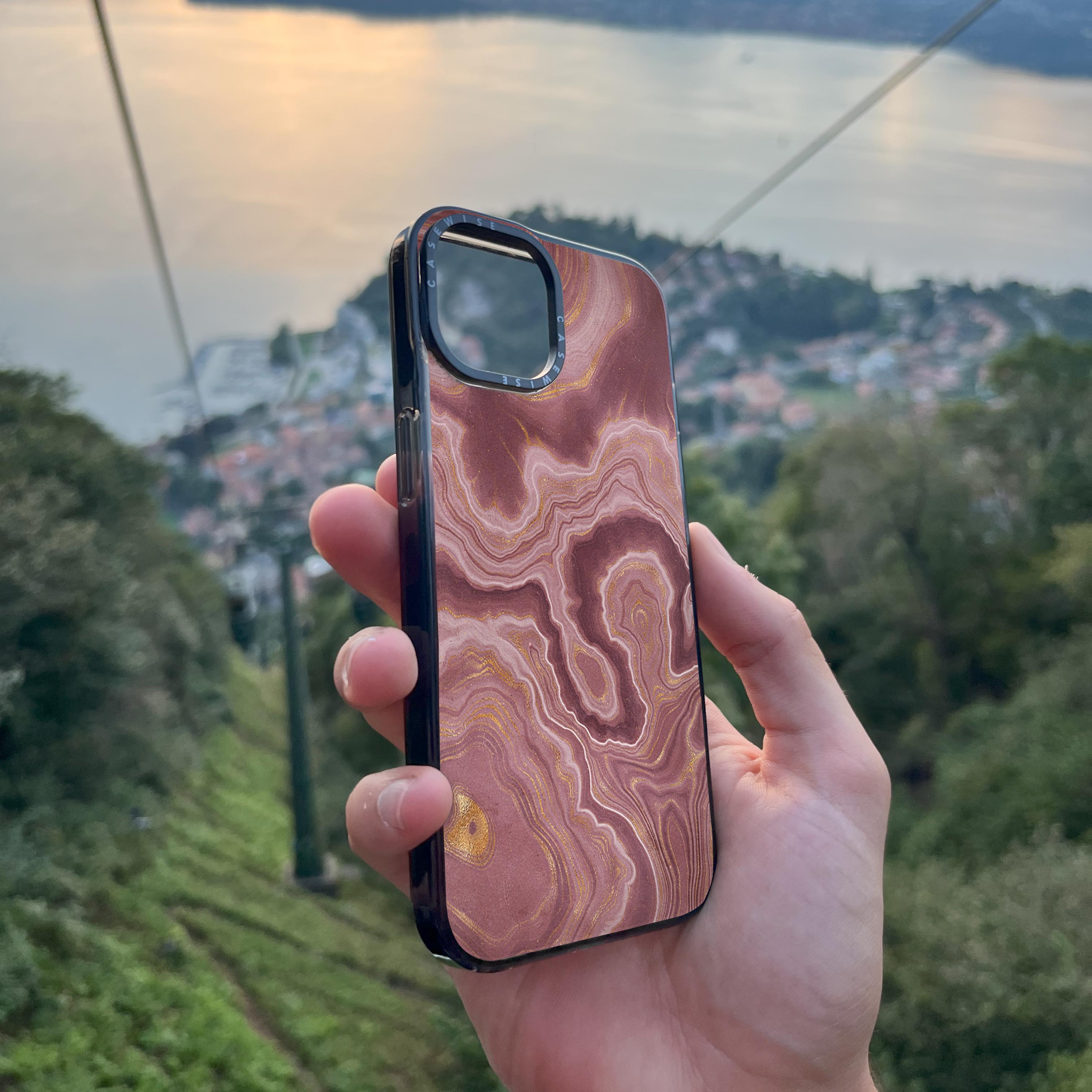 Pink Agate Texture 04 - Etui