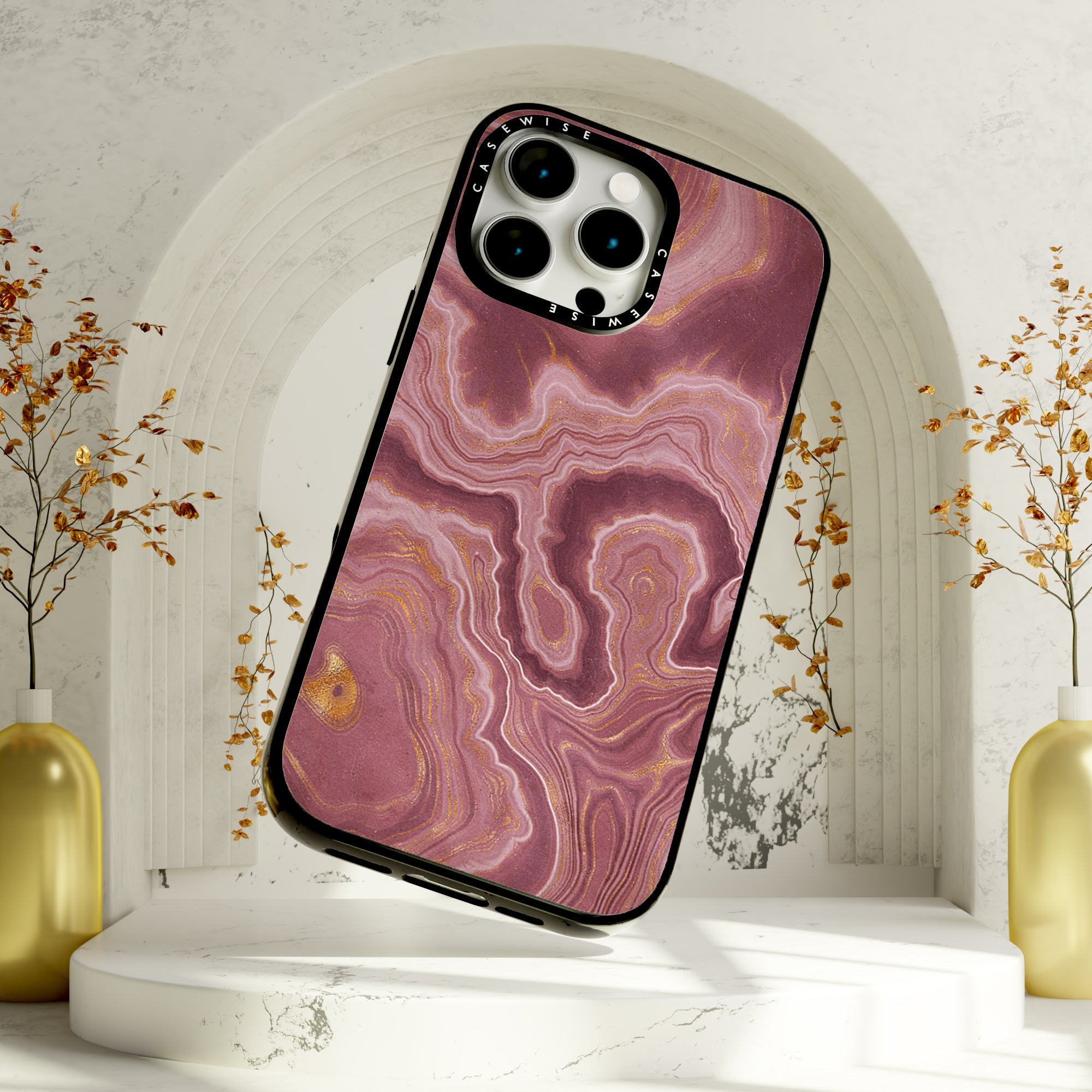 Pink Agate Texture 04 - Etui