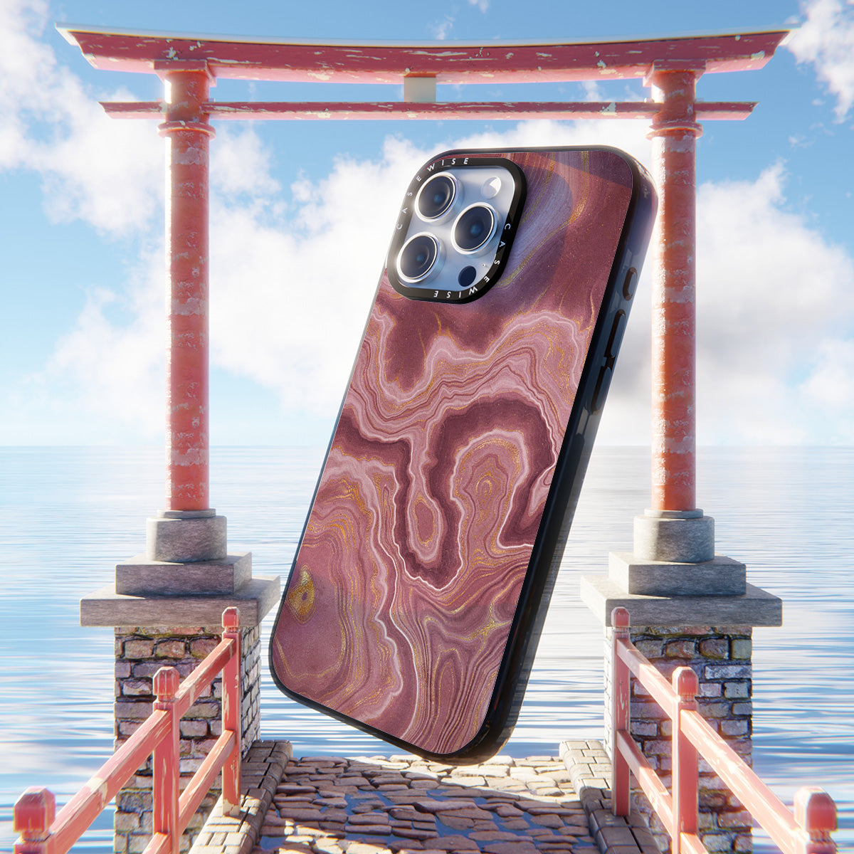 Pink Agate Texture 04 - Etui