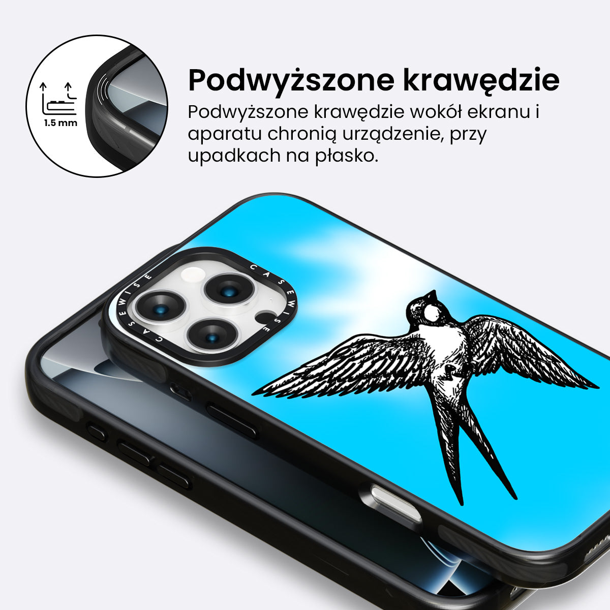 Czyżyk Jaskółka ptak - Etui