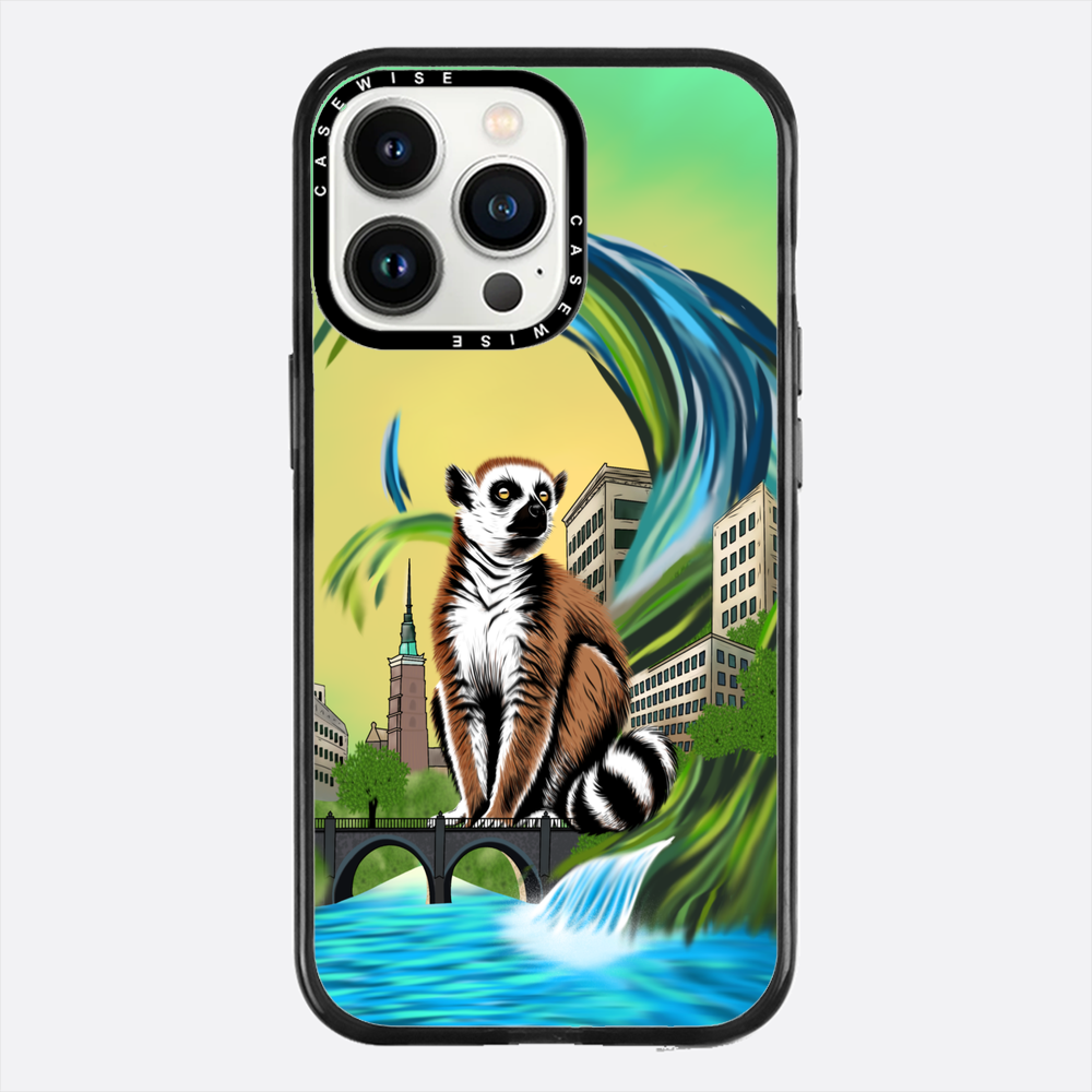 Lemur koroniasty w eko mieście - Etui