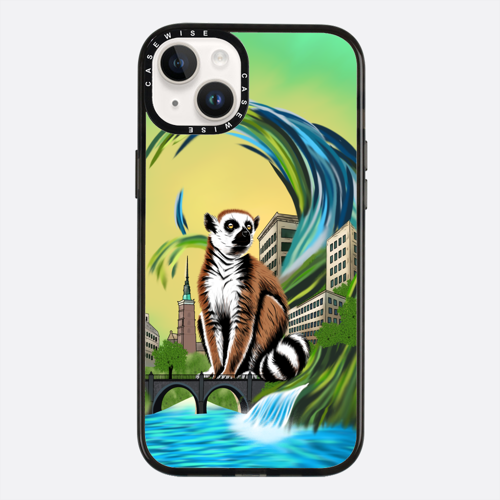 Lemur koroniasty w eko mieście - Etui