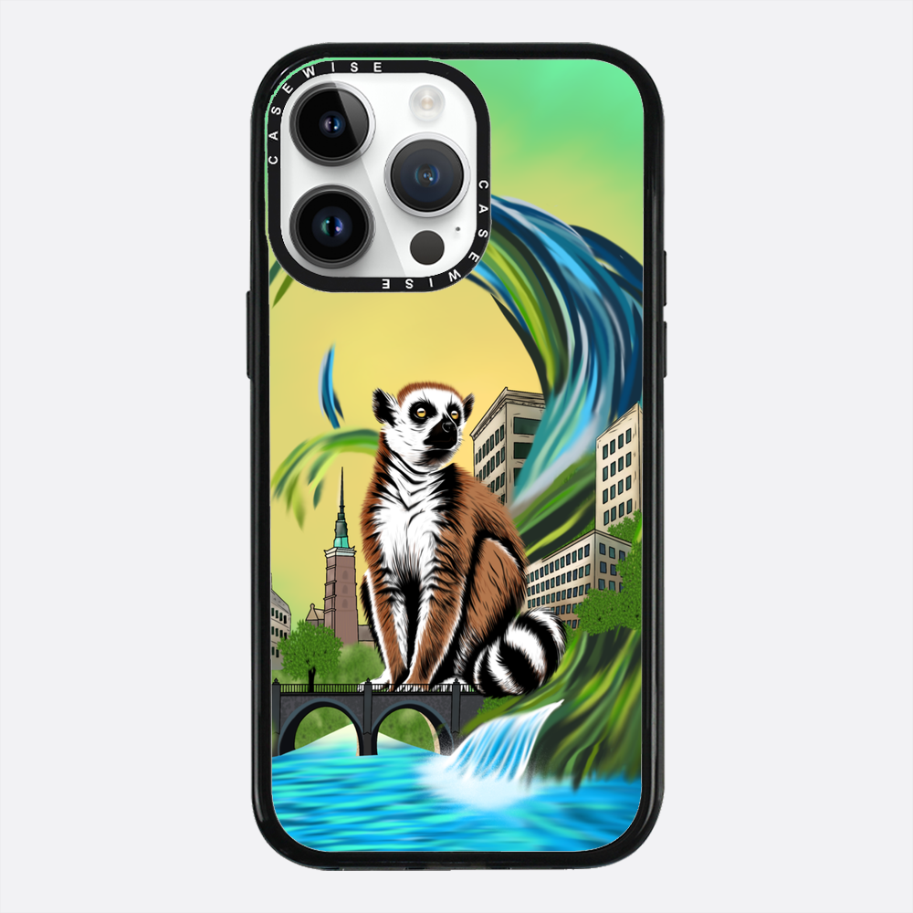 Lemur koroniasty w eko mieście - Etui