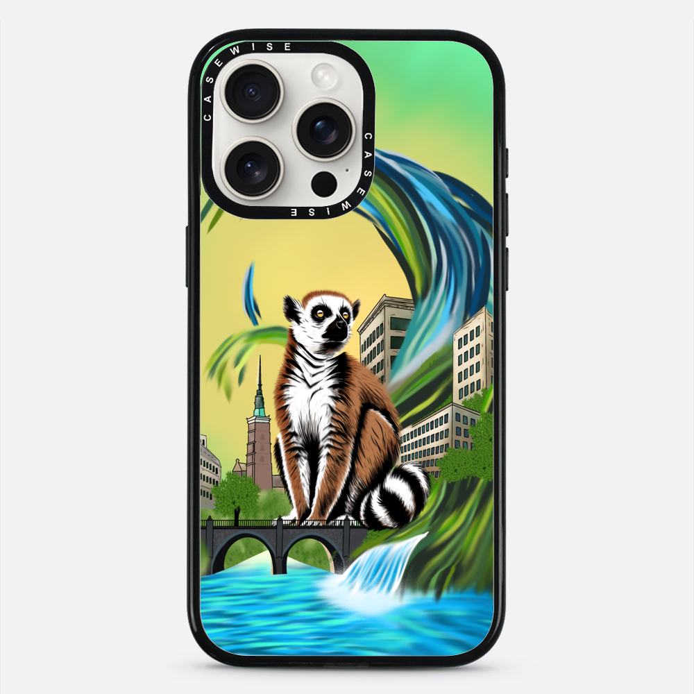 Lemur koroniasty w eko mieście - Etui