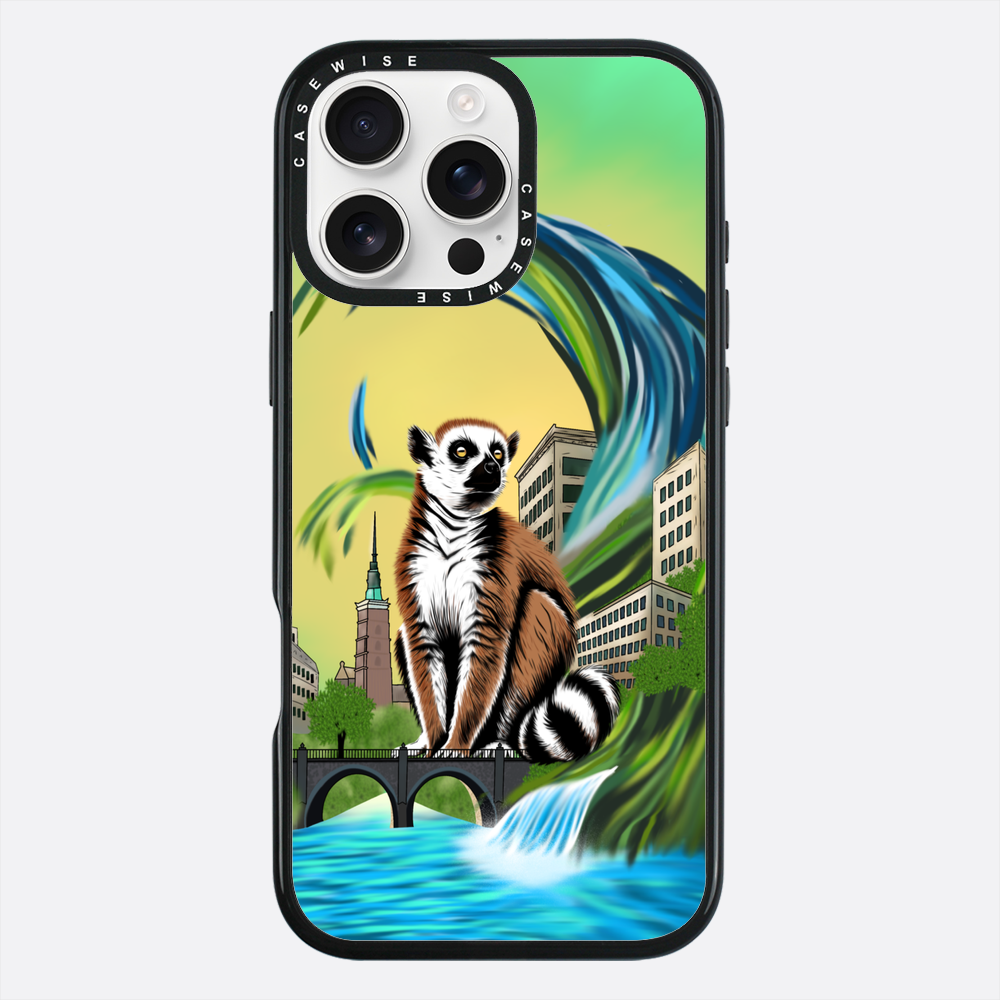 Lemur koroniasty w eko mieście - Etui