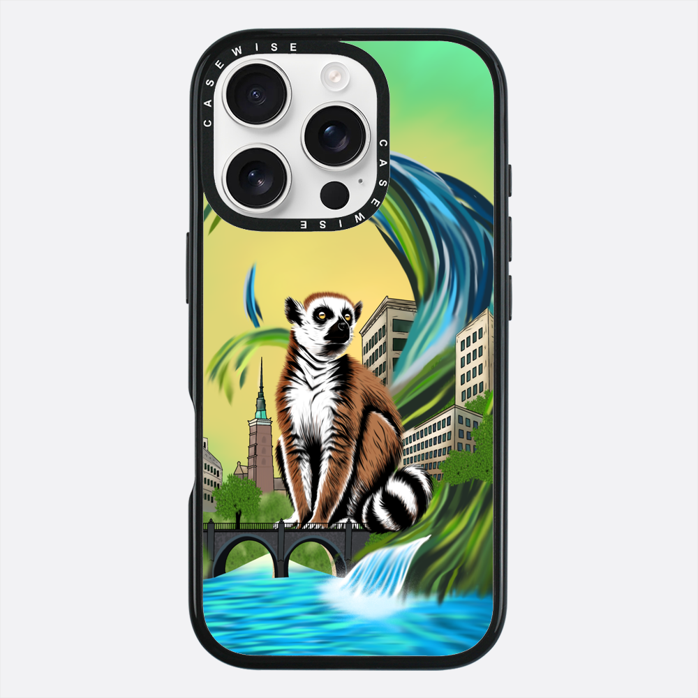Lemur koroniasty w eko mieście - Etui
