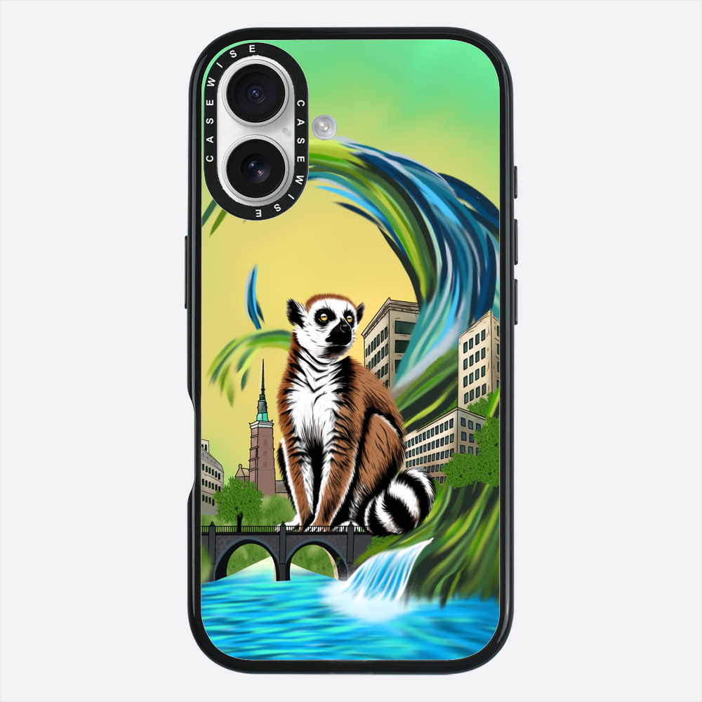 Lemur koroniasty w eko mieście - Etui