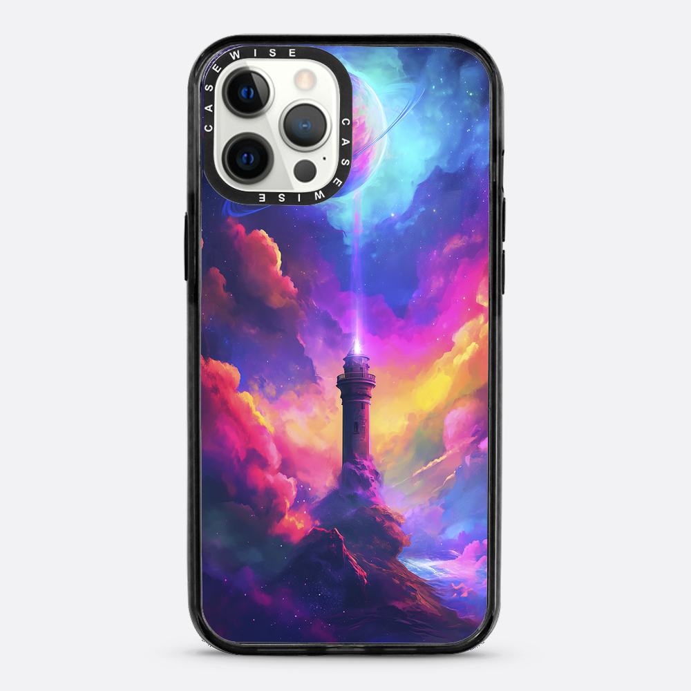 Space Lighthouse Painting - Etui