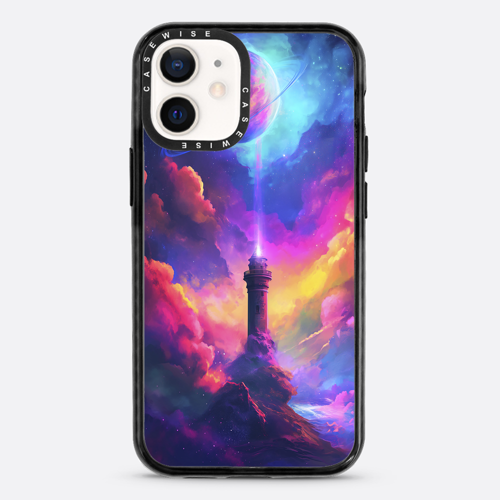 Space Lighthouse Painting - Etui