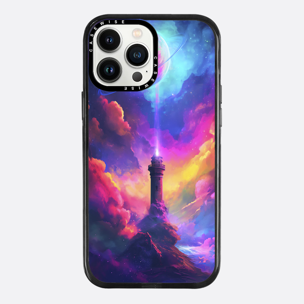Space Lighthouse Painting - Etui