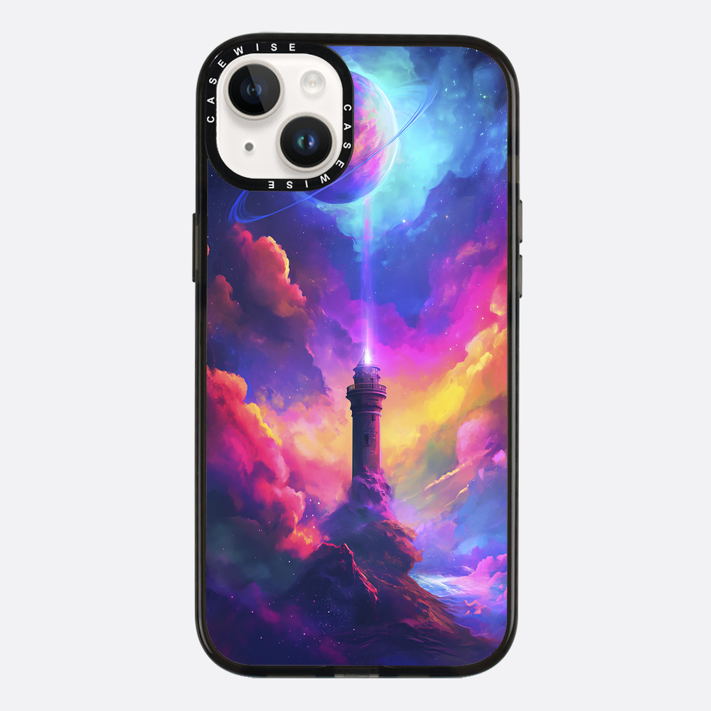 Space Lighthouse Painting - Etui