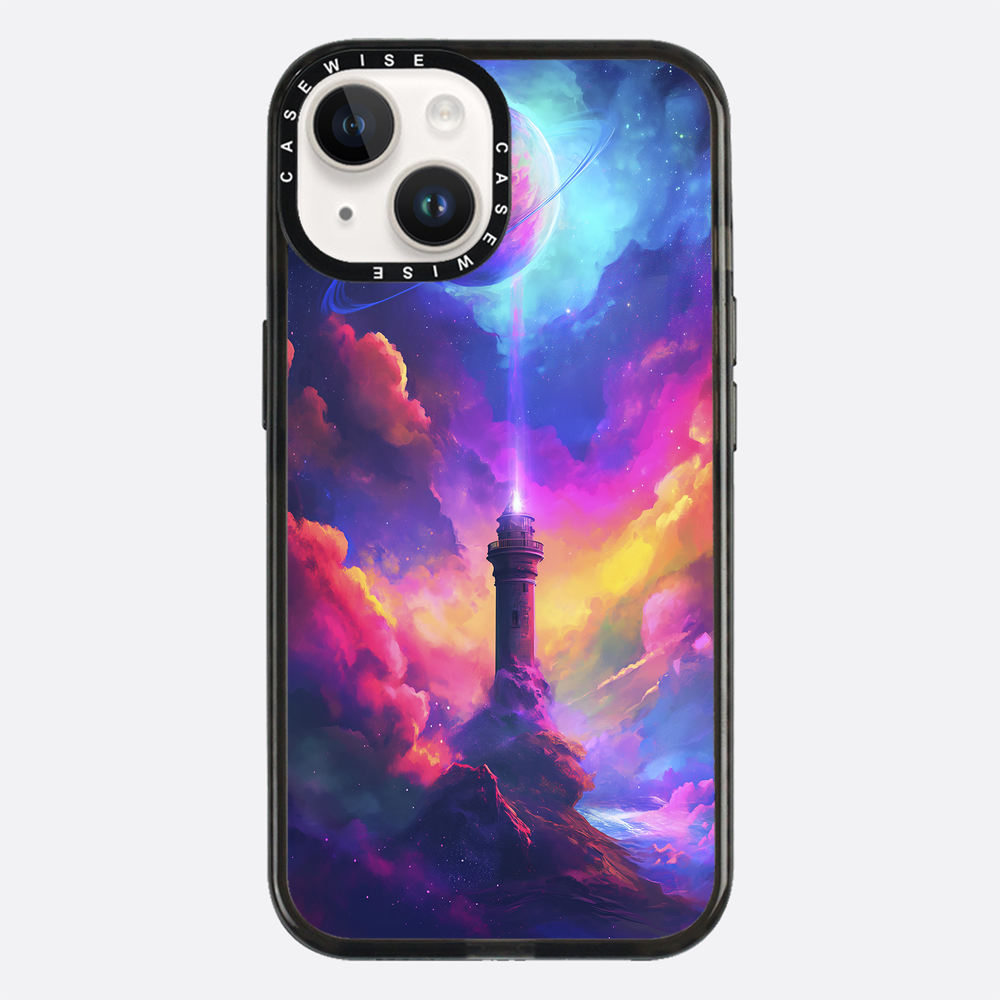 Space Lighthouse Painting - Etui