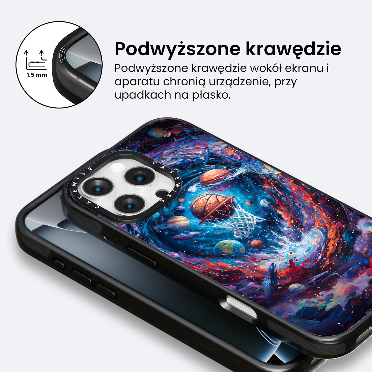 Basketball in Galaxy Space - Etui