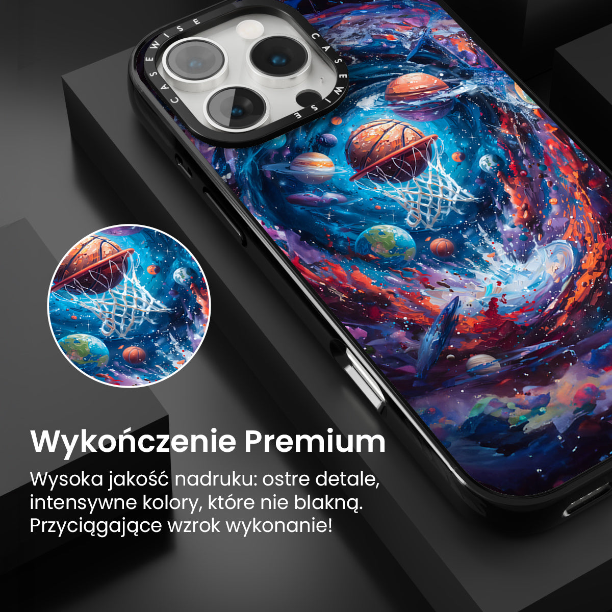 Basketball in Galaxy Space - Etui