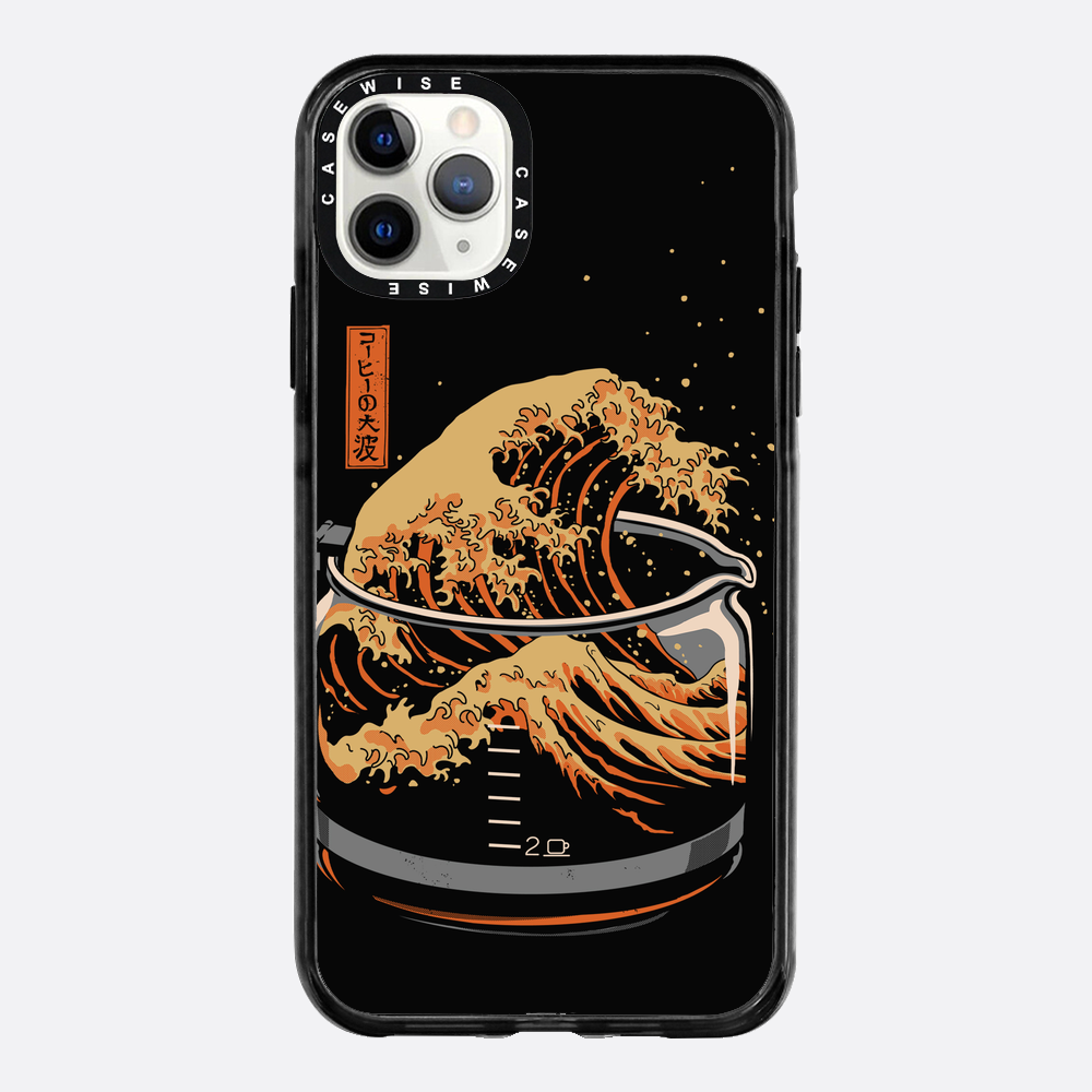 the great wave of coffee - Etui