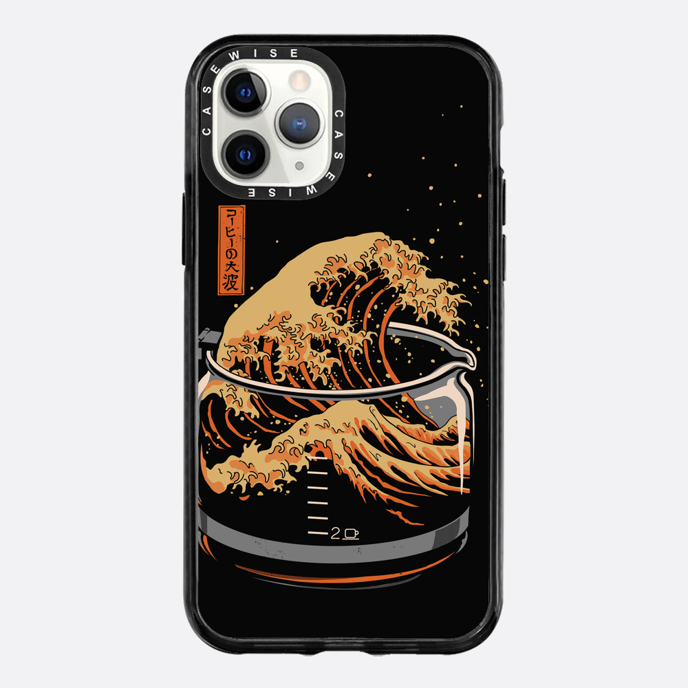 the great wave of coffee - Etui
