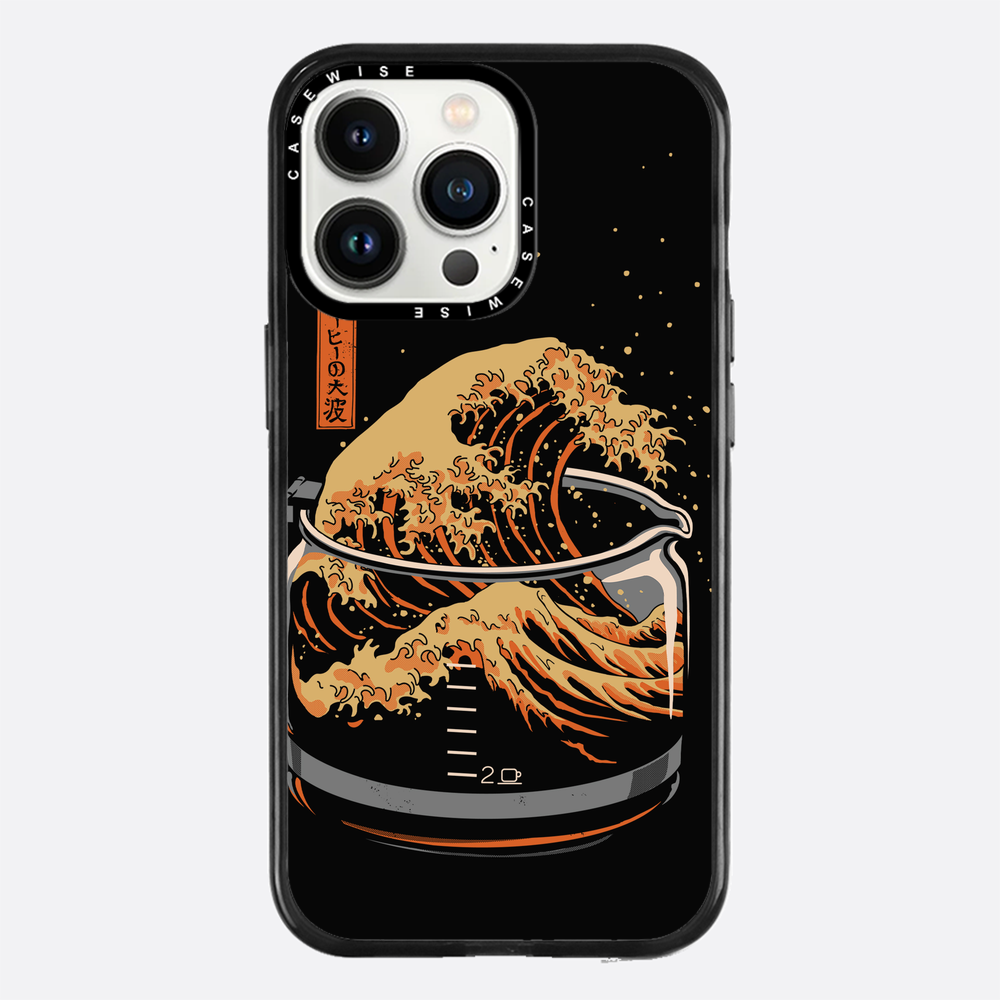 the great wave of coffee - Etui