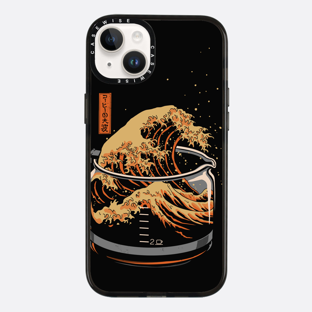 the great wave of coffee - Etui