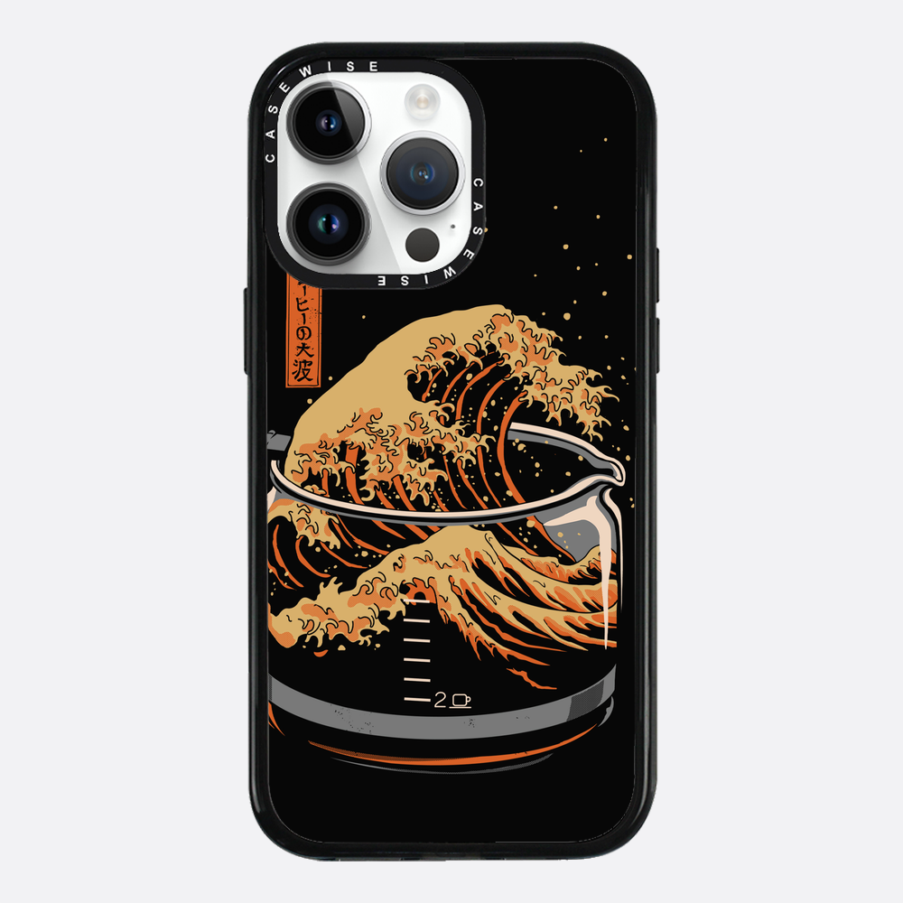 the great wave of coffee - Etui