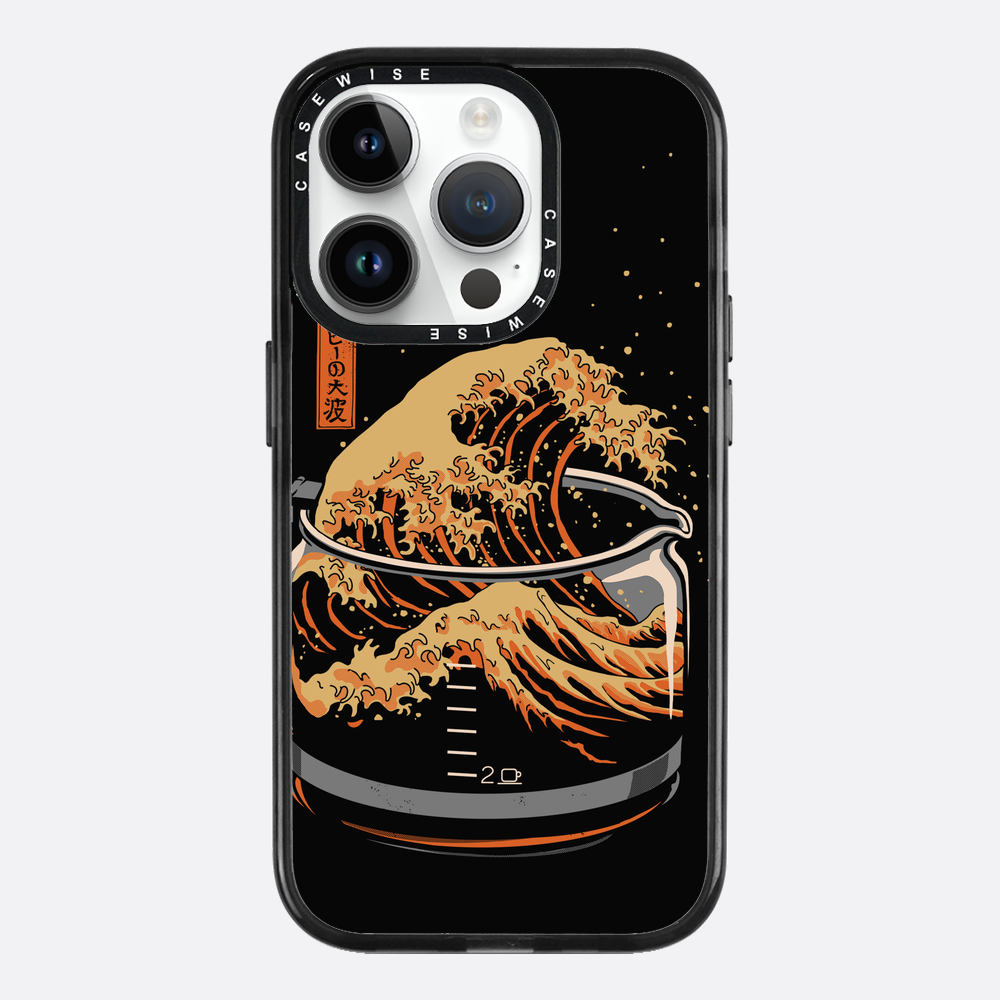 the great wave of coffee - Etui
