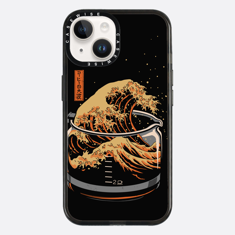 the great wave of coffee - Etui