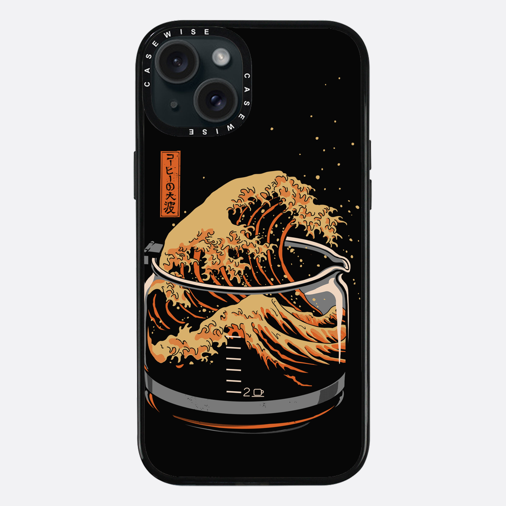 the great wave of coffee - Etui
