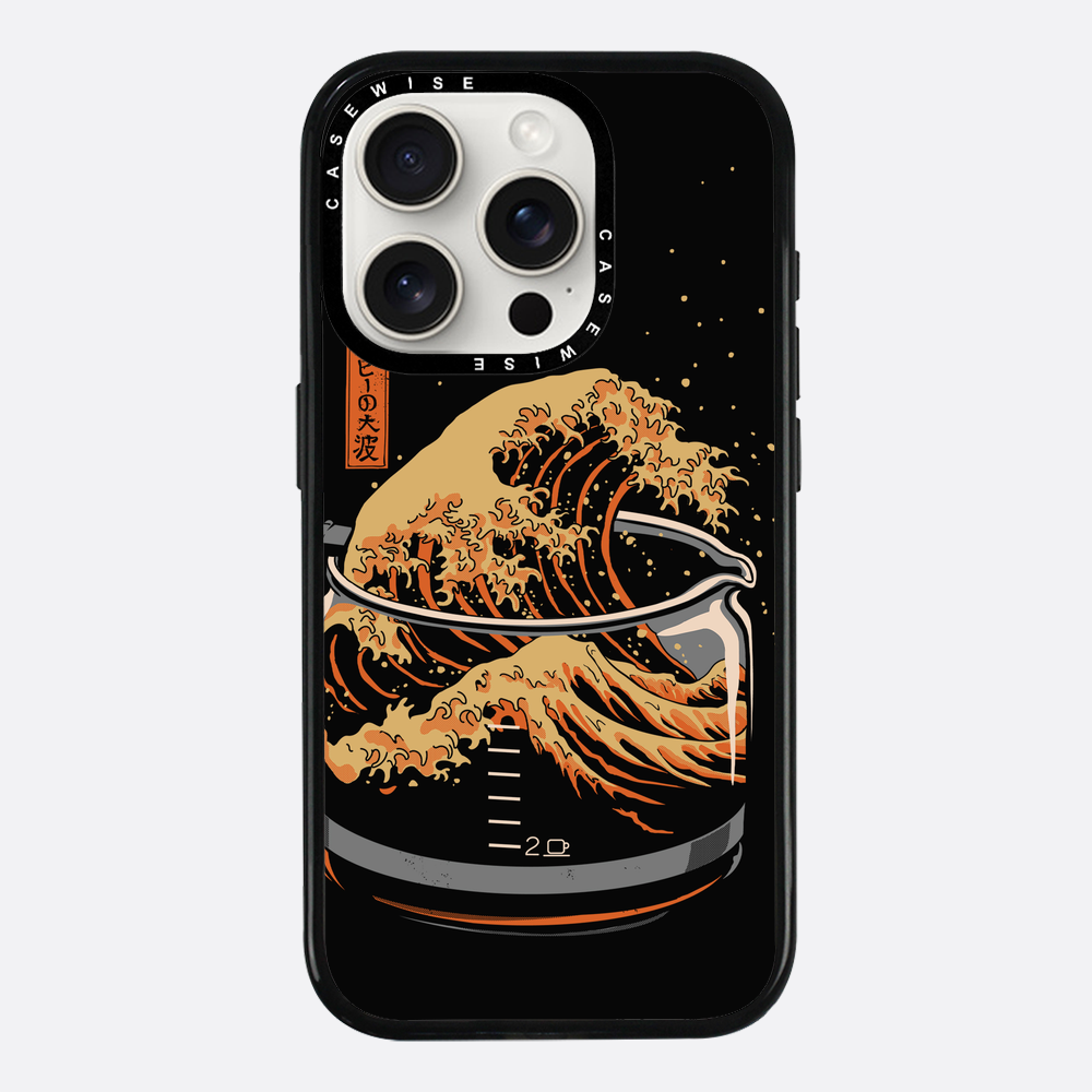 the great wave of coffee - Etui
