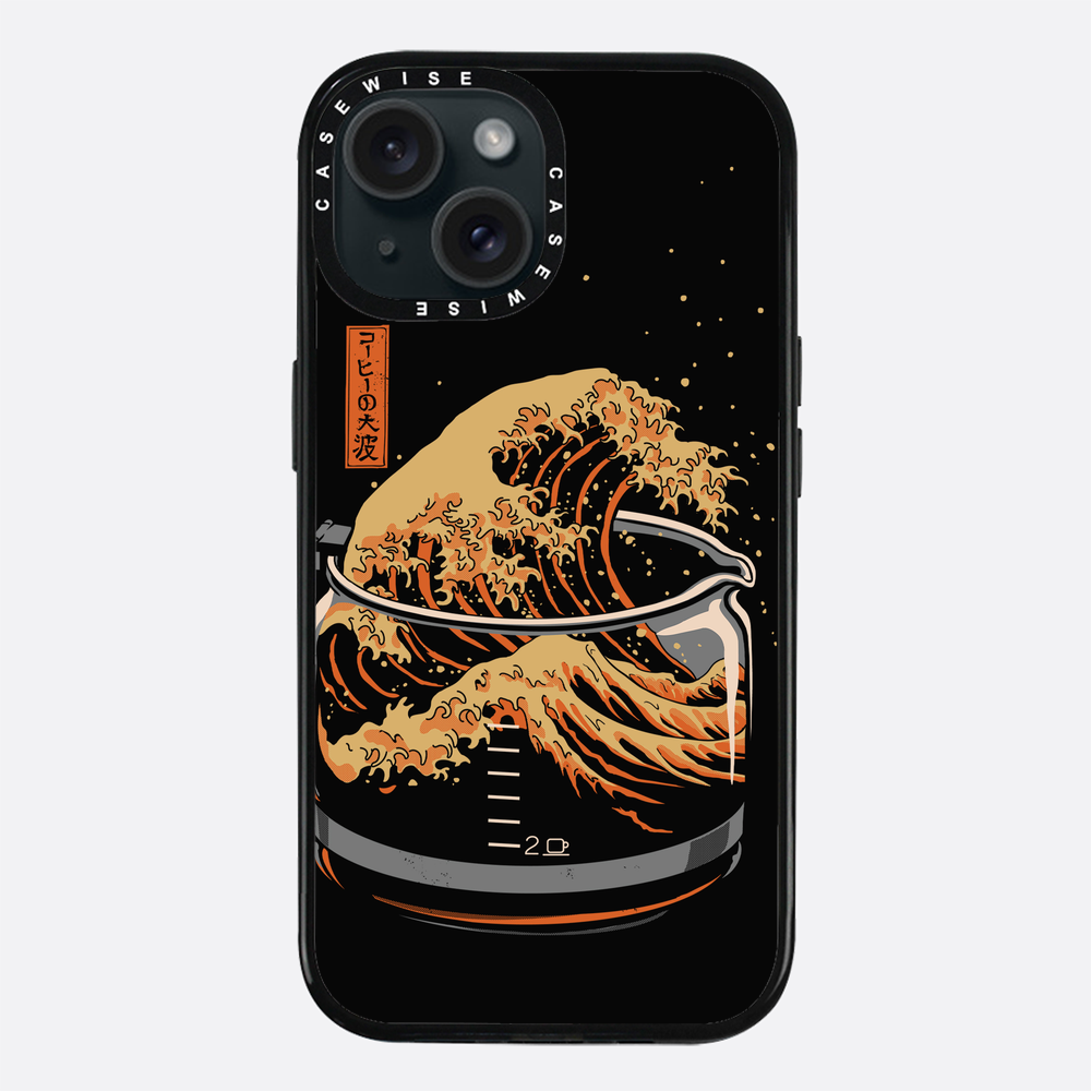 the great wave of coffee - Etui