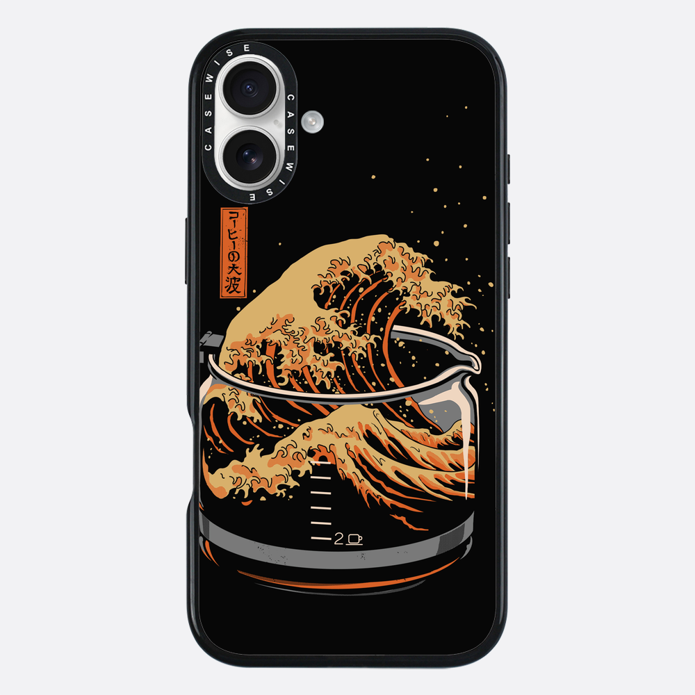 the great wave of coffee - Etui